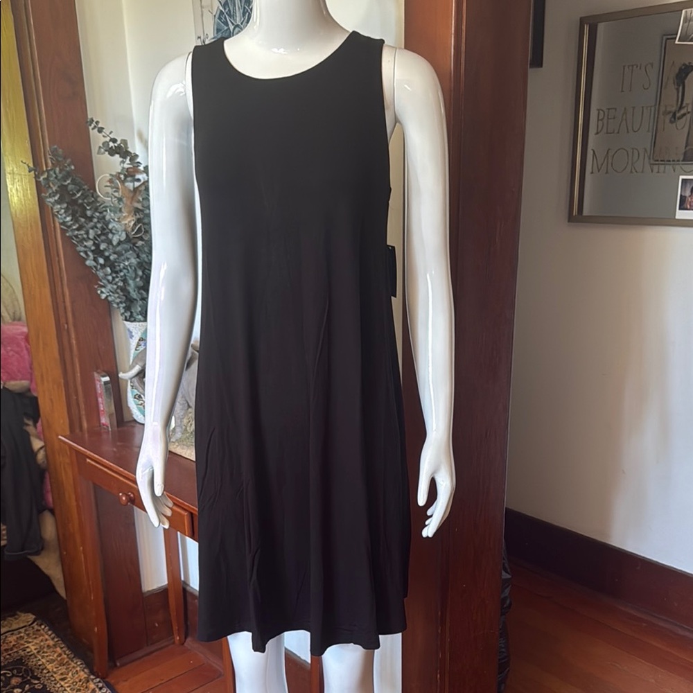 NWT lord&taylor size small Black Sleeveless Dress